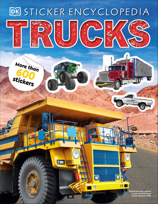 Cover Image for Sticker Encyclopedia Trucks -- DK, Paperback