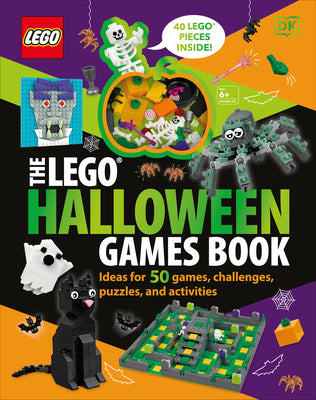 Cover Image for The Lego Halloween Games Book: Ideas for 50 Games, Challenges, Puzzles, and Activities -- DK, Mixed Media Product