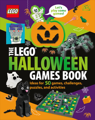 Cover Image for The Lego Halloween Games Book: Ideas for 50 Games, Challenges, Puzzles, and Activities -- DK, Hardcover