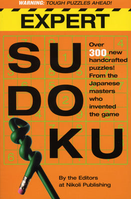 Cover Image for Expert Sudoku -- Nikoli Publishing, Paperback