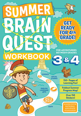 Cover Image for Summer Brain Quest: Between Grades 3 & 4 -- Workman Publishing, Paperback
