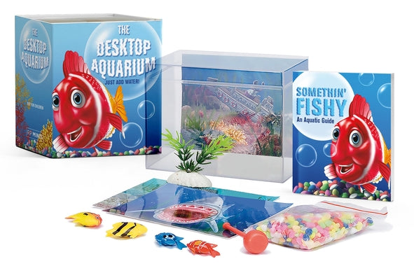 Cover Image for The Desktop Aquarium (Mega Mini Kit): Just Add Water! [With Plant, Gravel & 4 Playful Backgrounds and 32-Page Booklet and 2 Magnetic Fish and a Magnet -- Jennifer Leczkowski, Other