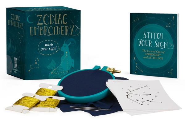 Cover Image for Zodiac Embroidery: Stitch Your Sign! -- Anna Fleiss, Paperback