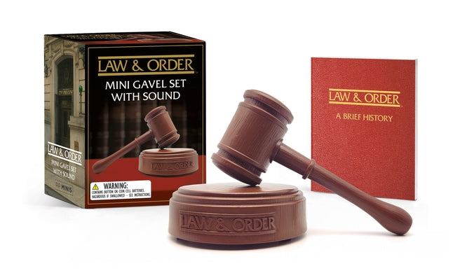 Cover Image for Law & Order: Mini Gavel Set with Sound [With Battery] -- Chip Carter, Paperback