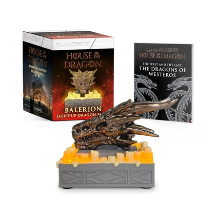 Cover Image for House of the Dragon: Balerion Light-Up Dragon Skull -- Jim McDermott, Paperback