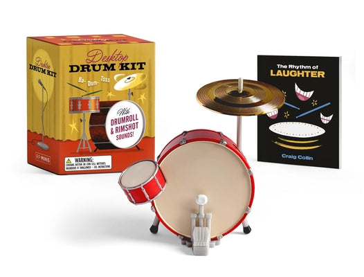 Cover Image for Desktop Drum Kit: With Drumroll and Rimshot Sounds! [With Battery] -- Craig Collin, Paperback