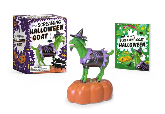 Cover Image for The Screaming Halloween Goat: Ahhhhh! [With Battery] -- Jessie Oleson Moore, Paperback