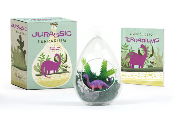 Cover Image for Jurassic Terrarium: With Tiny Dinosaur! -- Running Press, Paperback