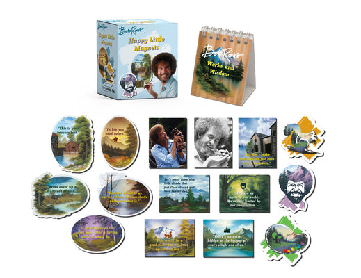 Cover Image for Bob Ross: Happy Little Magnets -- Bob Ross, Paperback