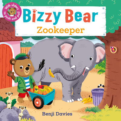 Cover Image for Bizzy Bear: Zookeeper: (Interactive Zoo Animal Board Book for Toddlers - With Sturdy Tabs and Slides to Push and Pull) -- Benji Davies, Board Books