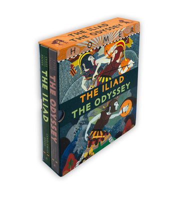 Cover Image for The Iliad/The Odyssey Boxed Set: (Two Illustrated Epic Retellings of Homer's Greek Myths Featuring Gods, Heroes, Battles, and Legendary Journeys for Y -- Gillian Cross, Mixed Media Product
