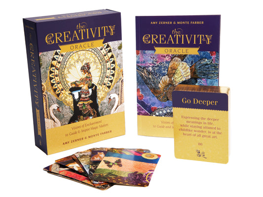 Cover Image for The Creativity Oracle: Visions of Enchantment to Guide & Inspire Magic Makers (Oracle Kit Box Set with 80 Cards and Guide Book) [With Book(s)] -- Amy Zerner, Mixed Media Product