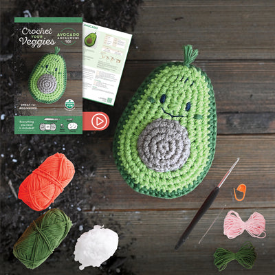 Cover Image for Crochet Your Veggies Amigurumi Kit Avocado: Everything You Need Is Included: 100%-Cotton Yarn, Crochet Hook, Stitch Marker, Tapestry Needle, Fiberfill -- Schiffer Publishing Ltd, Other