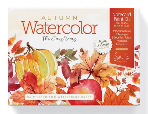Cover Image for Watercolor the Easy Way Paint-Your-Own Watercolor Cards Autumn: Notecard Paint Kit with Paint and Brush Included -- Sara Berrenson, Other