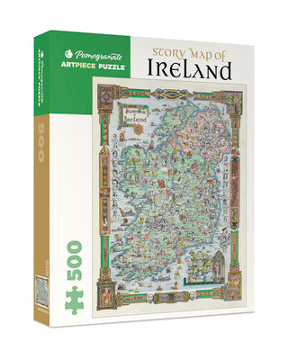 Cover Image for Story Map of Ireland: 500 Piece Jigsaw Puzzle -- Pomegranate, Other