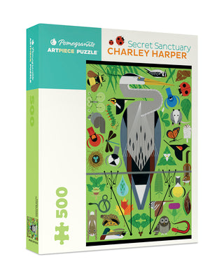 Cover Image for Charley Harper: Secret Sanctuary 500-Piece Jigsaw Puzzle -- Charley Harper, Other
