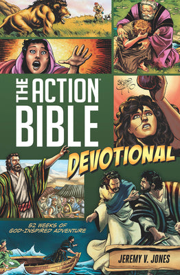 Cover Image for The Action Bible Devotional: 52 Weeks of God-Inspired Adventure -- Sergio Cariello, Paperback