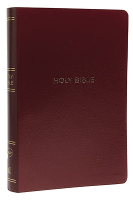 Cover Image for NKJV, Reference Bible, Center-Column Giant Print, Leather-Look, Burgundy, Red Letter Edition, Comfort Print -- Thomas Nelson, Imitation Leather
