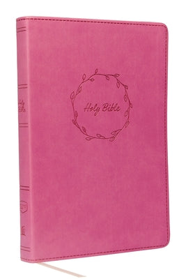 Cover Image for Kjv, Value Thinline Bible, Large Print, Leathersoft, Pink, Red Letter Edition, Comfort Print -- Thomas Nelson, Leather / Fine Binding