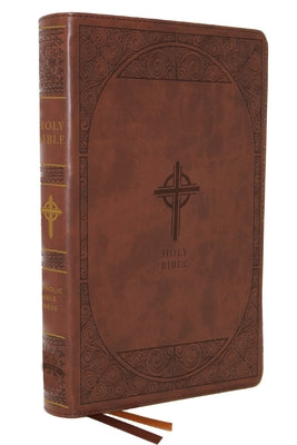 Cover Image for Nabre, New American Bible, Revised Edition, Catholic Bible, Large Print Edition, Leathersoft, Brown, Thumb Indexed, Comfort Print: Holy Bible -- Catholic Bible Press, Imitation Leather