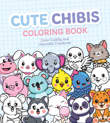 Cover Image for Cute Chibis Coloring Book -- Editors of Chartwell Books, Paperback