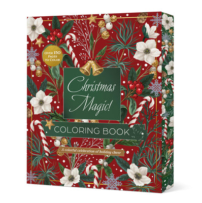 Cover Image for Christmas Magic Coloring Book -- Editors of Chartwell Books, Paperback