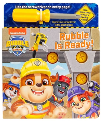 Cover Image for Rubble & Crew: Rubble Is Ready! - Interactive Sound Book for Toddlers and Children, Paw Patrol Board Book for Ages 3-5 (Officially Licensed) -- Maggie Fischer, Board Books