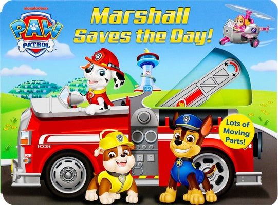 Cover Image for Paw Patrol: Marshall Saves the Day! - Interactive Board Book for Toddlers and Children, Paw Patrol Board Book for Ages 3-5 (Officially Licensed) -- Editors of Studio Fun International, Board Books
