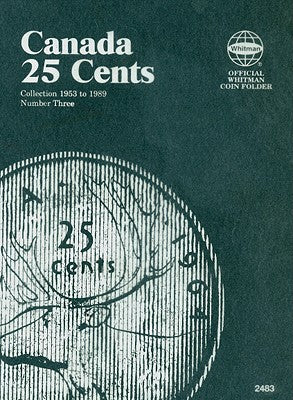 Cover Image for Official Whitman(r) Coin Folder - Canada Quarters (25 Cents) Collection #3: 1953-1989 -- Whitman Publishing, Other