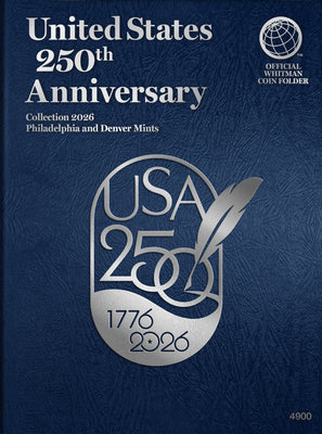 Cover Image for 250th America Celebration P&d Whitman Blue Folder -- , Hardcover