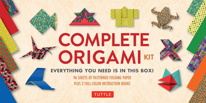 Cover Image for Complete Origami Kit: [Kit with 2 Origami How-To Books, 98 Papers, 30 Projects] This Easy Origami for Beginners Kit Is Great for Both Kids and Adults -- Tuttle Studio, Other