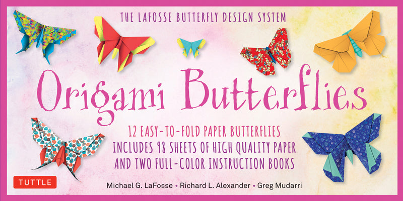 Cover Image for Origami Butterflies Kit: The Lafosse Butterfly Design System - Kit Includes 2 Origami Books, 12 Projects, 98 Origami Papers: Great for Both Kids and A -- Michael G. Lafosse, Other