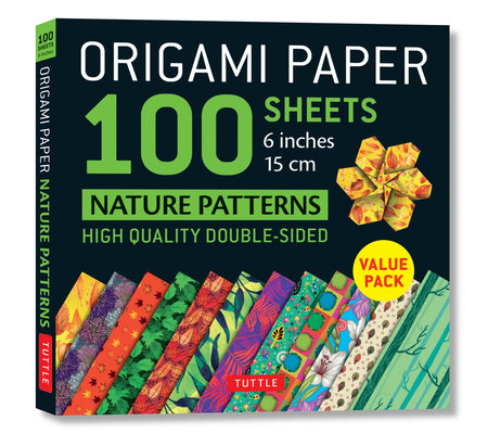 Cover Image for Origami Paper 100 Sheets Nature Patterns 6 (15 CM): Tuttle Origami Paper: Origami Sheets Printed with 12 Different Designs (Instructions for 8 Project -- Tuttle Studio, Other