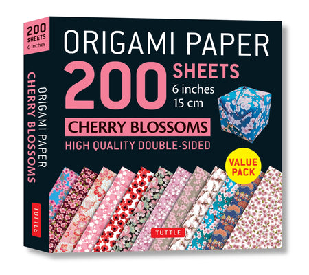Cover Image for Origami Paper 200 Sheets Cherry Blossoms 6 (15 CM): Tuttle Origami Paper: Double Sided Origami Sheets Printed with 12 Different Designs (Instructions -- Tuttle Studio, Other