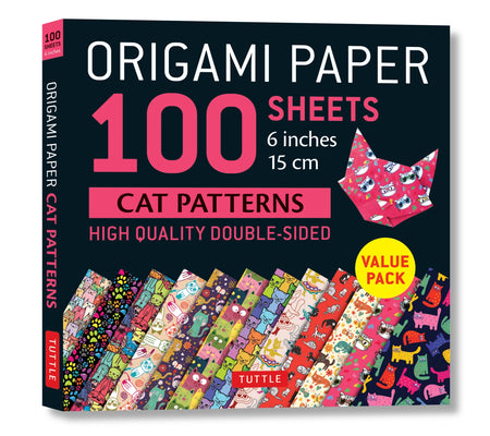Cover Image for Origami Paper 100 Sheets Cat Patterns 6 (15 CM): Tuttle Origami Paper: Double-Sided Origami Sheets Printed with 12 Different Patterns: Instructions fo -- Tuttle Studio, Other