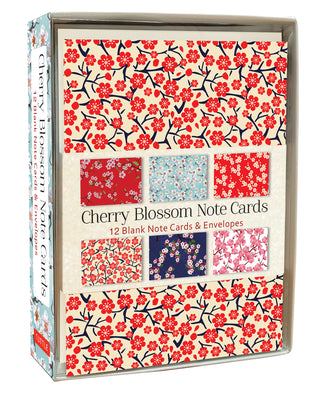 Cover Image for Cherry Blossom Note Cards: 12 Blank Note Cards & Envelopes (4 X 6 Inch Cards in a Box) -- Tuttle Studio, Novelty