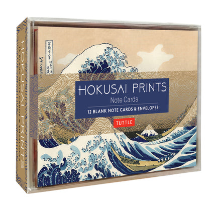 Cover Image for Hokusai Prints Note Cards: 12 Blank Note Cards & Envelopes (6 X 4 Inch Cards in a Box) -- Tuttle Studio, Novelty