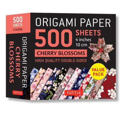 Cover Image for Origami Paper 500 Sheets Cherry Blossoms 4 (10 CM): Tuttle Origami Paper: Double-Sided Origami Sheets Printed with 12 Different Illustrated Patterns -- Tuttle Studio, Other