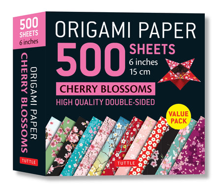 Cover Image for Origami Paper 500 Sheets Cherry Blossoms 6 (15 CM): Tuttle Origami Paper: Double-Sided Origami Sheets Printed with 12 Different Patterns (Instructions -- Tuttle Studio, Other