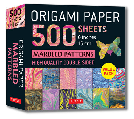 Cover Image for Origami Paper 500 Sheets Marbled Patterns 6 (15 CM): Tuttle Origami Paper: Double-Sided Origami Sheets Printed with 12 Different Designs (Instructions -- Tuttle Studio, Other