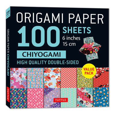Cover Image for Origami Paper 100 Sheets Chiyogami 6 (15 CM): Tuttle Origami Paper: Double-Sided Origami Sheets Printed with 12 Different Patterns (Instructions for 5 -- Tuttle Studio, Other