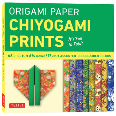 Cover Image for Origami Paper 48 Sheet Chiyogami Prints 6 3/4 (17 CM): Tuttle Origami Paper: Double-Sided Origami Sheets Printed with 8 Different Patterns (Instructio -- Tuttle Studio, Other