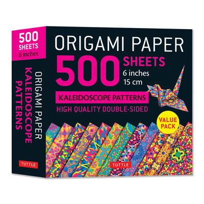 Cover Image for Origami Paper 500 Sheets Kaleidoscope Patterns 6 (15 CM): Tuttle Origami Paper: Double-Sided Origami Sheets Printed with 12 Different Designs (Instruc -- Tuttle Studio, Other