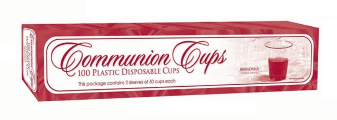 Cover Image for Communion Cups - Plastic Cups (Box of 100): Stackable / Smooth Rim / Ultra-Clear / Recyclable -- Broadman Church Supplies Staff, Other