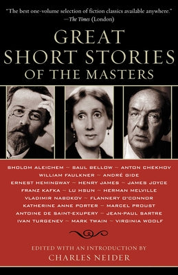 Cover Image for Great Short Stories of the Masters -- Charles Neider, Paperback