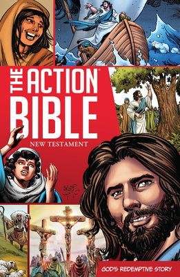 Cover Image for The Action Bible New Testament: God's Redemptive Story -- Sergio Cariello, Paperback