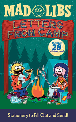 Cover Image for Letters from Camp Mad Libs: Stationery to Fill Out and Send! Includes 28 Stickers Too! [With Stickers] -- Mad Libs, Mixed Media Product