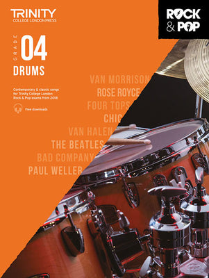 Cover Image for Trinity Rock & Pop 2018 Drums: Grade 4 -- , Paperback