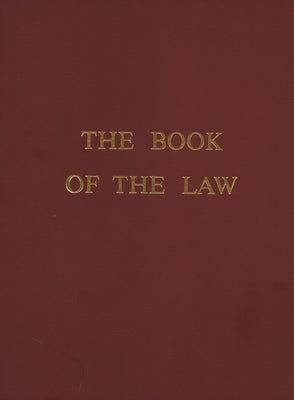 Cover Image for The Book of the Law -- Aleister Crowley, Paperback