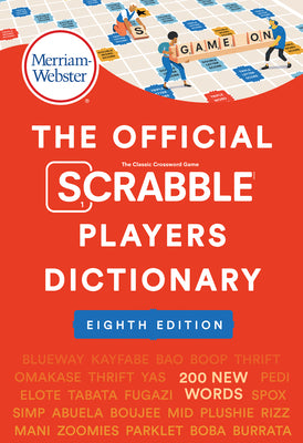Cover Image for The Official Scrabble Players Dictionary, 8th Ed. -- Merriam-Webster, Hardcover